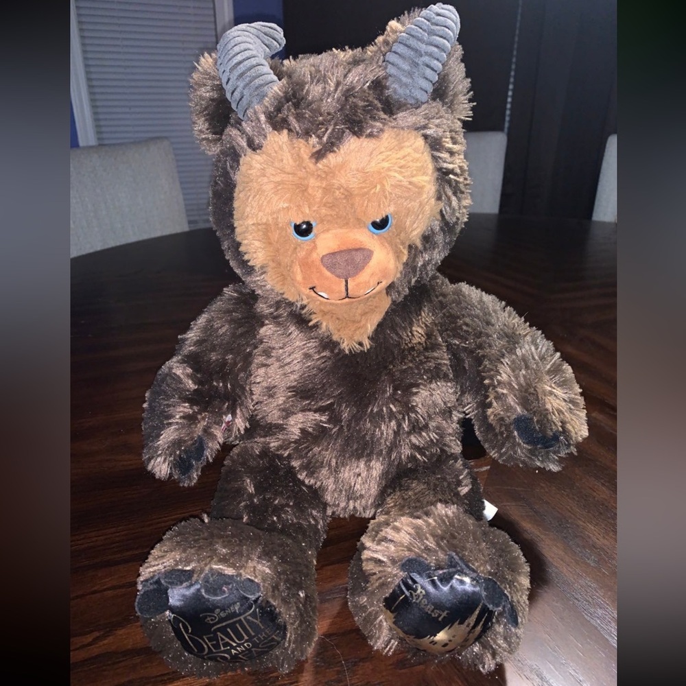 Build a Bear Workshop Disney's Beauty and the Beast 19" Stuffed Plush Beast RARE